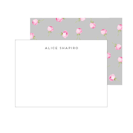 English Rose Deluxe Triple Thick Stationery