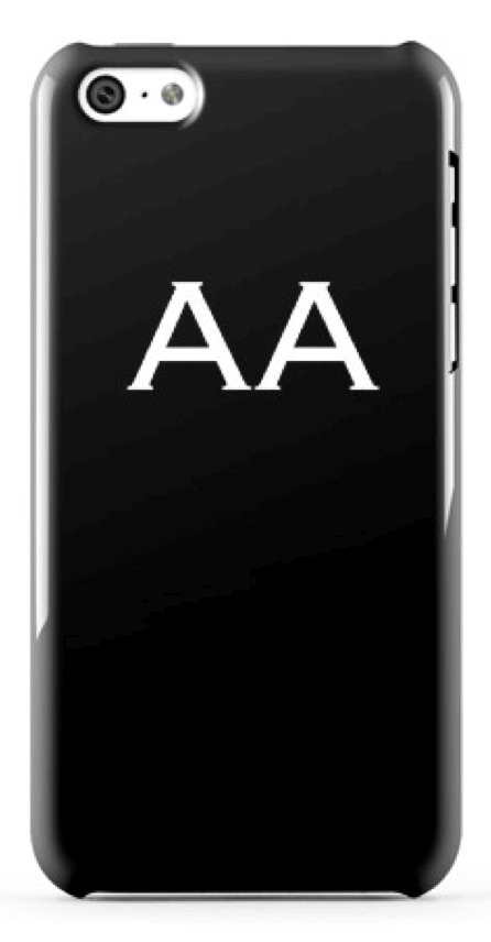 Black & White Initial Phone Case - Minnie & Emma Black & White Initial Phone Case - Minnie & Emma