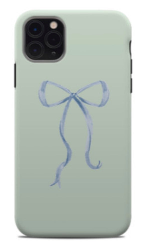 bows & blue x minnie & emma bow phone case