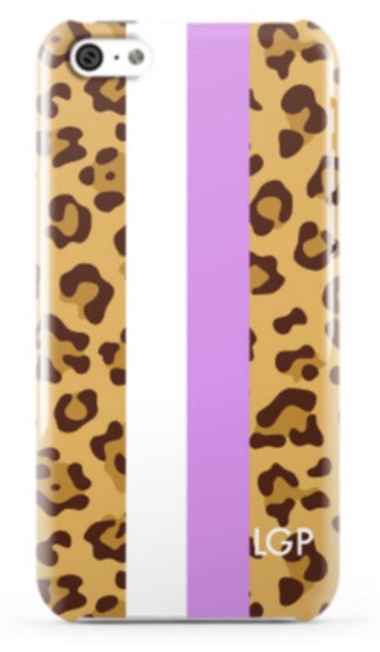 eftertænksom nuance Nuværende Leopard Print Stripe Phone Case - Minnie & Emma